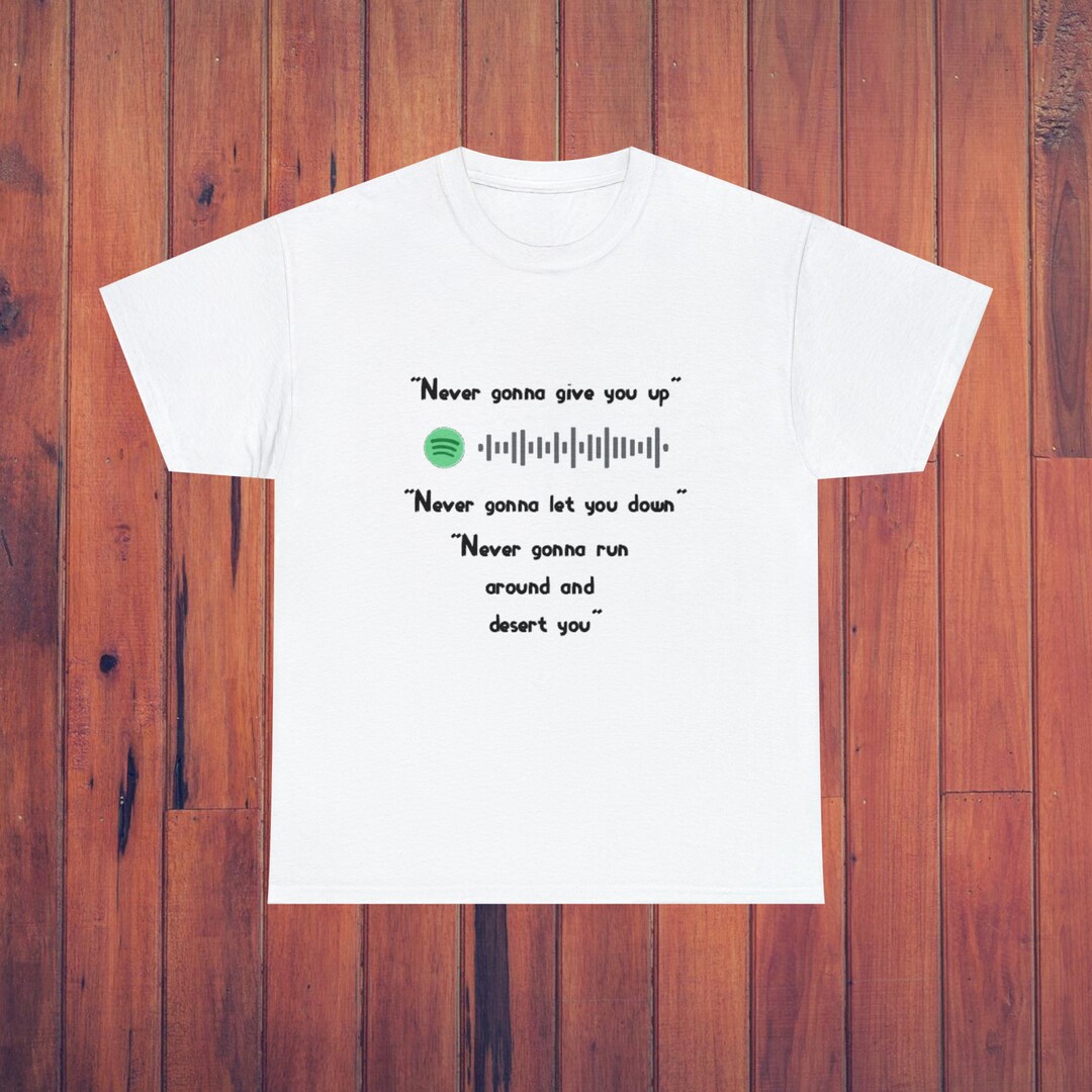 Rick Astley never Gonna Give You Up TEE - Etsy