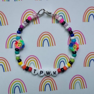 HS Music Inspired Treat People With Kindness Beaded Bracelet