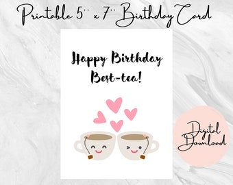 Printable Birthday Card for a Friend!