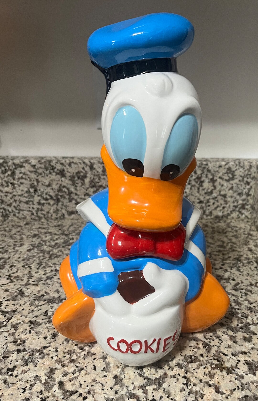 Vintage Donald Duck Cookie Jar - Etsy Australia