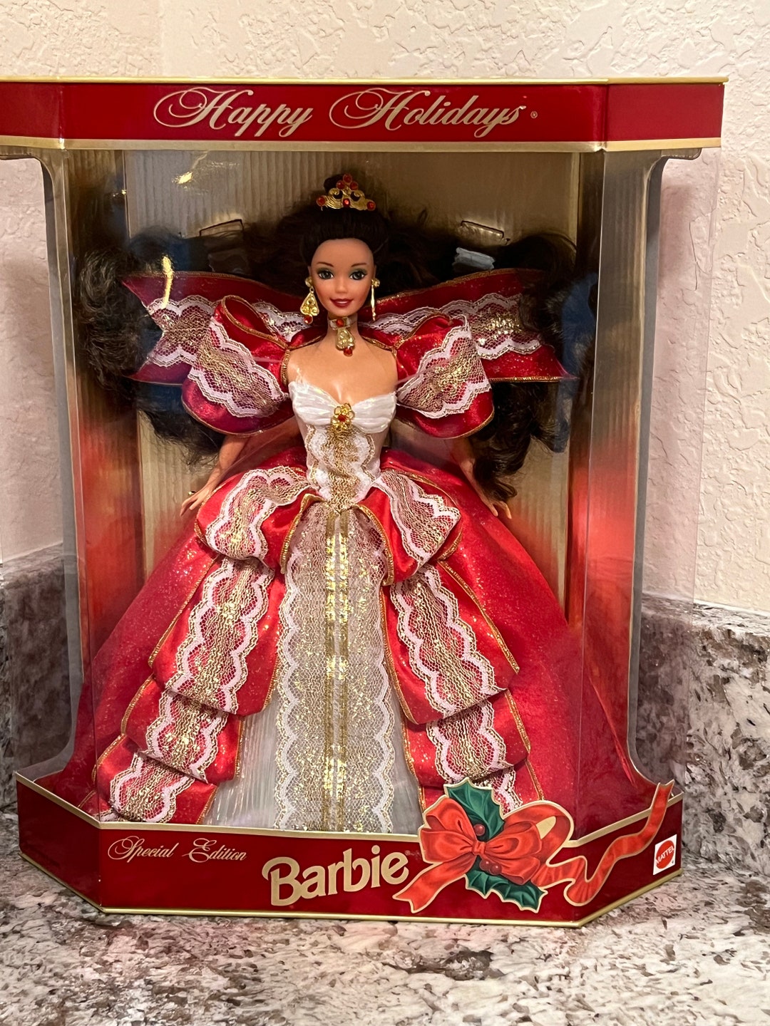 Poupée Barbie Happy Holidays 1997 - Édition Spéciale Noël Mattel - Collection - NEUVE