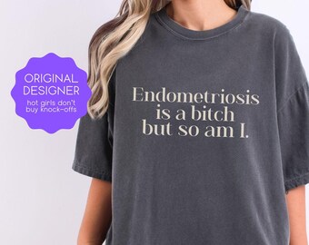 Endometriosis Shirt Funny NSFW Hysterectomy Gift Endo Awareness Gift Excision Surgery Recovery Support Present Laparoscopy for Endo Warrior