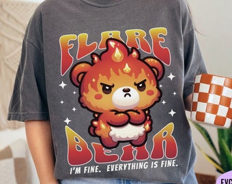 Flare Day Shirt Chronic Illness Flare Bear Gift Migraine Shirt Lupus Ehlers Danlos Pain Gift Celiac Disease Endometriosis Multiple Sclerosis