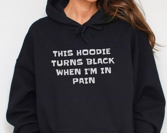 Chronic Pain Hoodie Fibromyalgia Shirts Spoonie Illness Gift Endometriosis Migraine CRPS Lupus Rheumatoid Arthritis Ankylosing Spondylitis