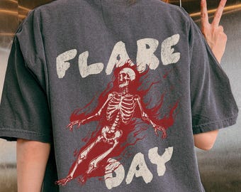 Flare Day Comfort Colors® T-shirt, Chronic Illness Awareness Gift, Fvck Fibro Merch for Spoonies, POTS Syndrome, Rheumatoid Arthritis, HEDS
