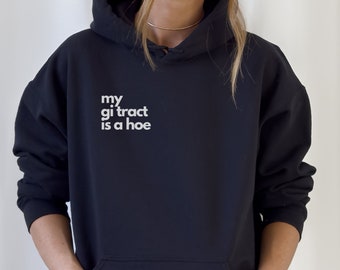 Funny Crohns Disease Hoodie Tummy Ache Sweatshirt IBS IBD Stomach Ache Celiac Disease Irritable Bowel Syndrome Ulcerative Colitis GERD