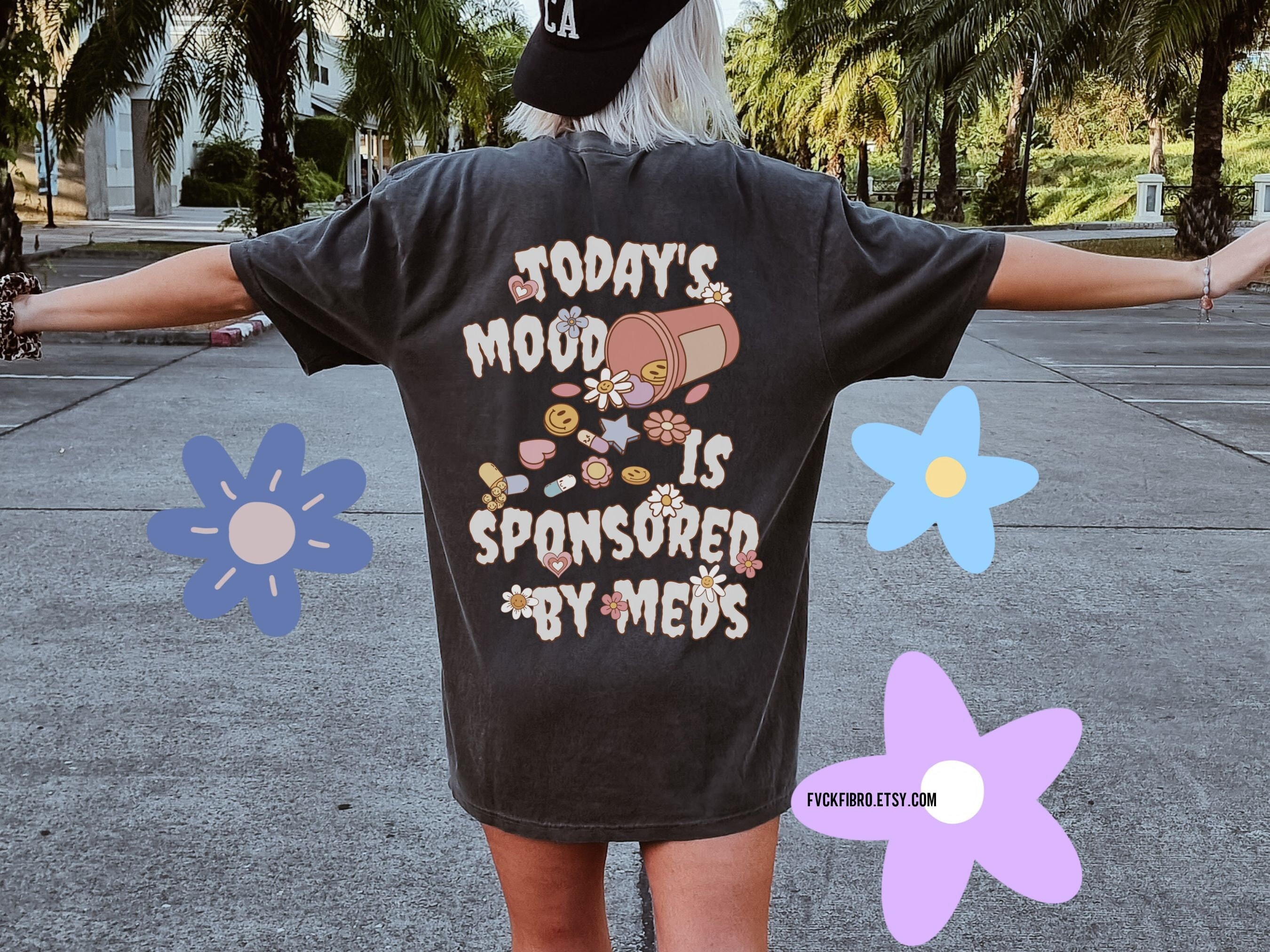 Funny Mental Health T-shirt Depression Gift Anti-depressant Anxiety Disorder Bipolar Disorder Schizophrenia Borderline Personality BPD PTSD