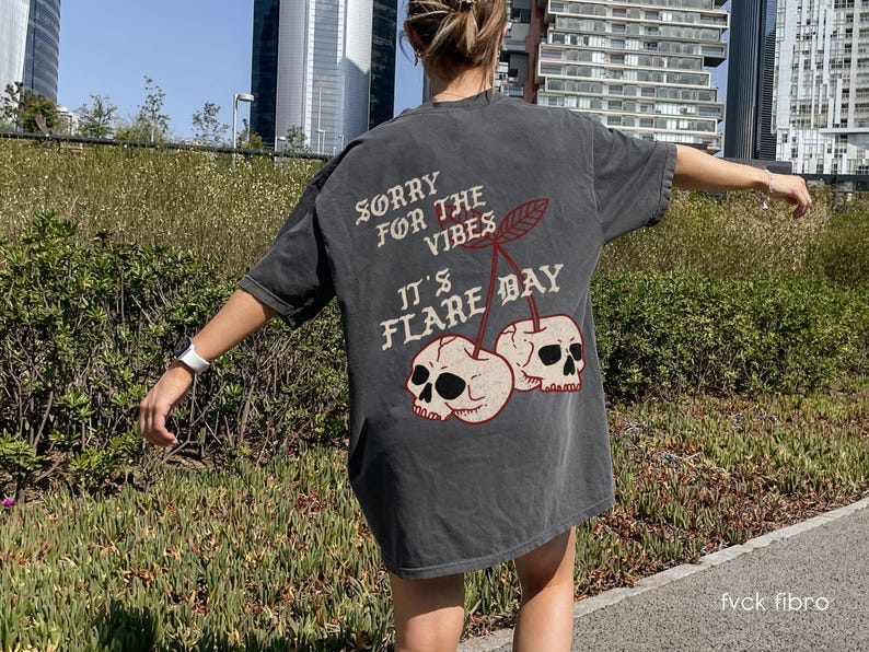 Flare Day Shirt Fibromyalgia Awareness Tee Endometriosis POTS Syndrome Ehlers Danlos Gift Lupus Warrior Rheumatoid Arthritis EDS Spoonie Top