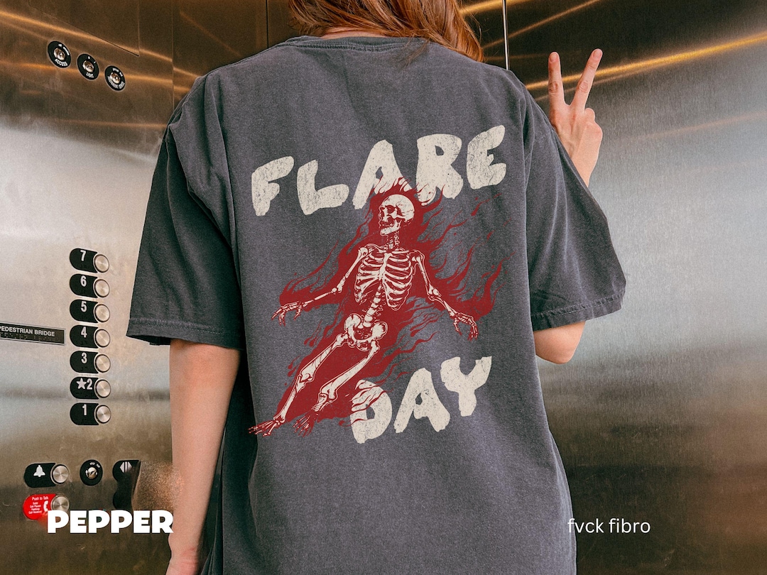 Flare Day Comfort Colors® T-shirt, Chronic Illness Awareness Gift, Fvck ...