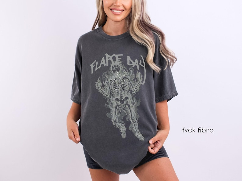 Flare Day Shirt Edgy Chronic Illness Awareness Spoonie Gift Hoodie Sweatshirt Fibromyalgia Warrior Rheumatoid Arthritis Ehlers Danlos HEDS