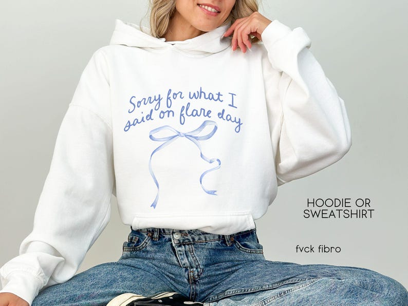 Flare Day Sweatshirt Endometriosis Hoodie Christmas Gift Fibromyalgia Warrior Migraine Chronically Ill Autoimmune Chronic Illness Spoonie