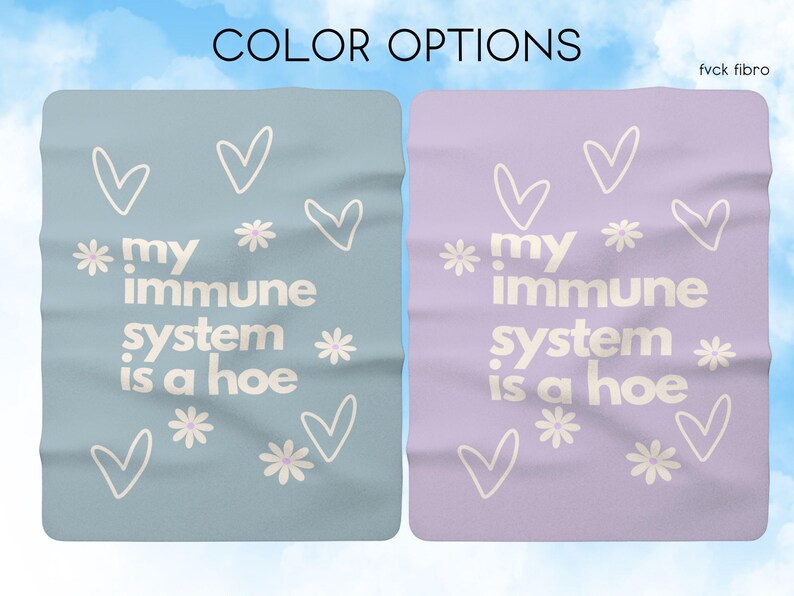 Chronic Illness Gift Autoimmune My Immune System is a Hoe Blanket Lupus