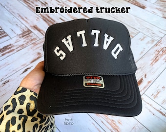 Upside Down Dallas Trucker Hat from Music Video Reverse Dallas Hat Texas Gift Women&#39;s Mens Christmas Gift for Him or Her Ladies Men Trendy