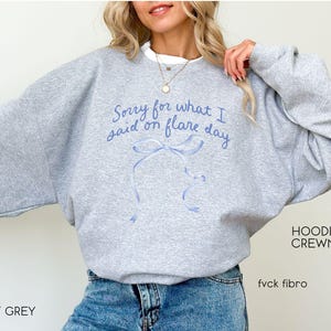 Flare Day Sweatshirt Endometriosis Hoodie Christmas Gift Fibromyalgia Warrior Migraine Chronically Ill Autoimmune Chronic Illness Spoonie