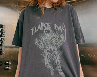 Flare Day Shirt Edgy Chronic Illness Awareness Spoonie Gift Hoodie Sweatshirt Fibromyalgia Warrior Rheumatoid Arthritis Ehlers Danlos HEDS