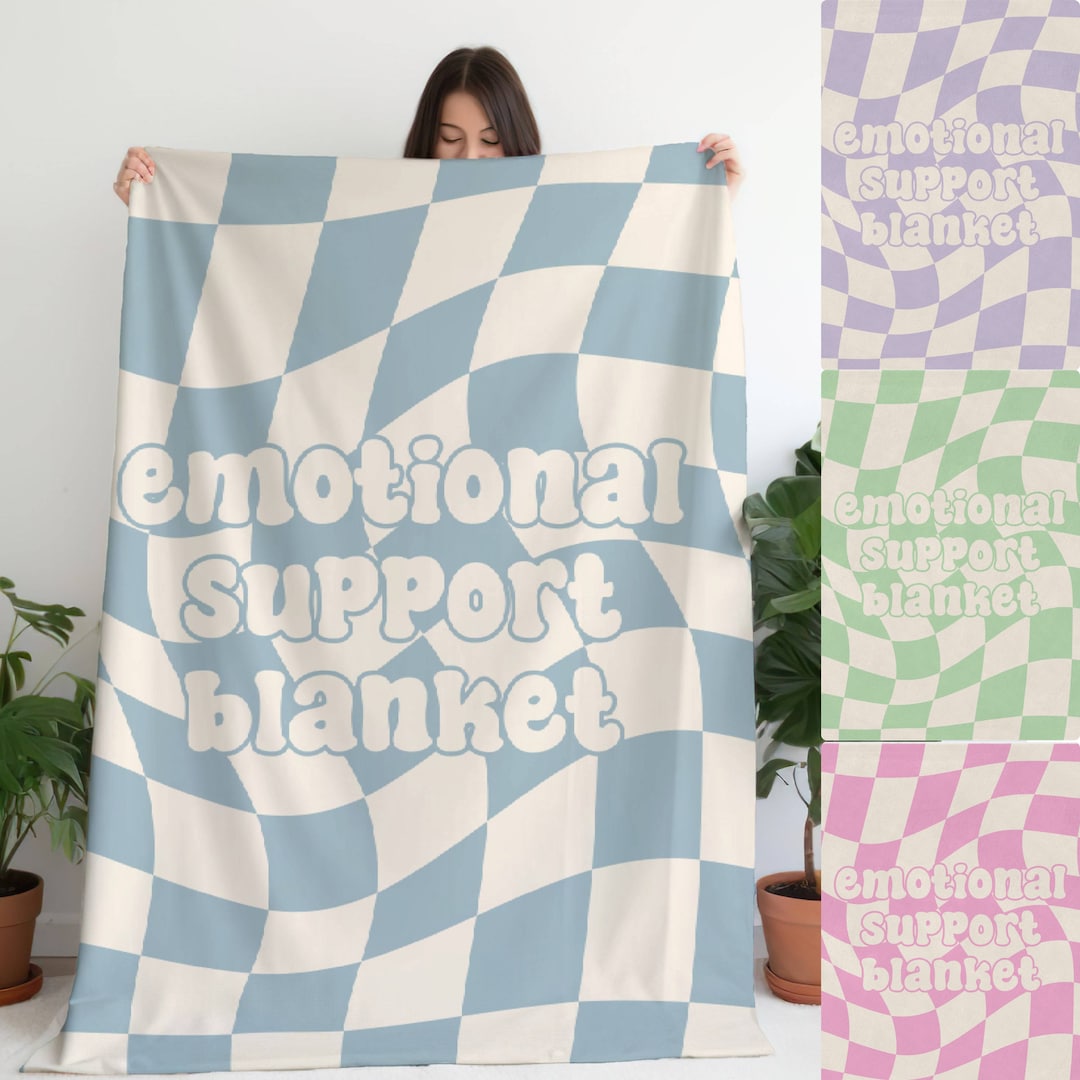 Trendy Personal Blanket Giftful Cute Emotional Support Blanket Etsy UK