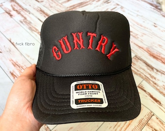 Cuntry Trucker Lustige Erwachsene Offensive Fernlastfahrer für Sie Lustiger westlicher Fernlastfahrer-Hut für Land Rodeo Vulgar unangemessenen schmutzigen kitschigen Humor