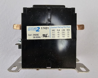 Mars 17431 3 Pole 40A Contactor 24VAC Coil HVAC