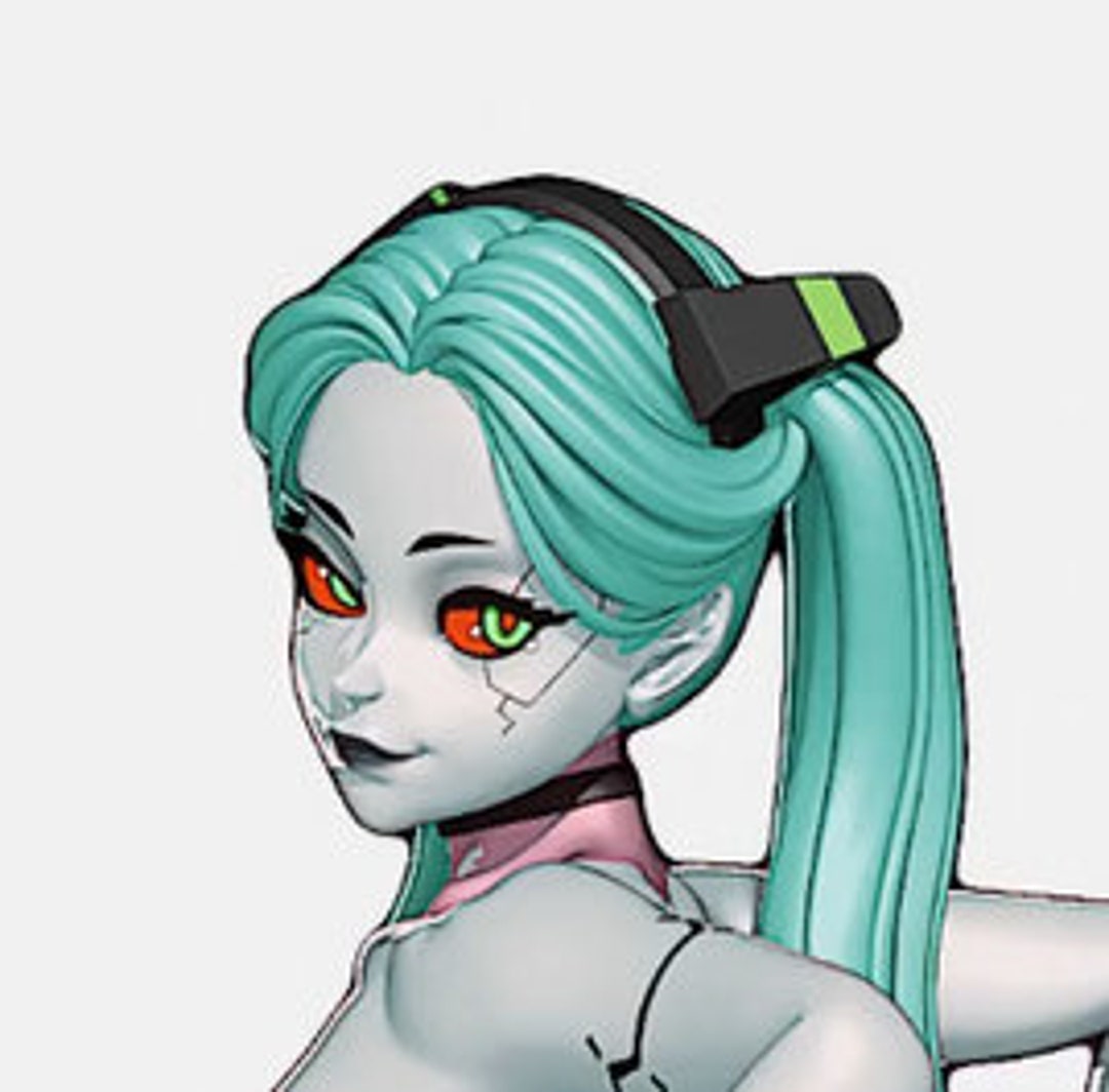 Rebecca Fanart 3D Printed Statue Painted or Garage/model Kit Etsy