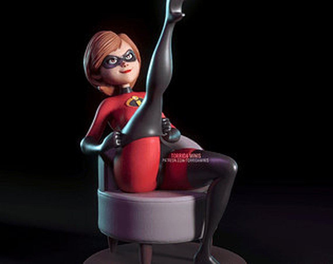 Elastigirl Fanart 3D Printed Statue Painted or Garagemodel - Etsy UK