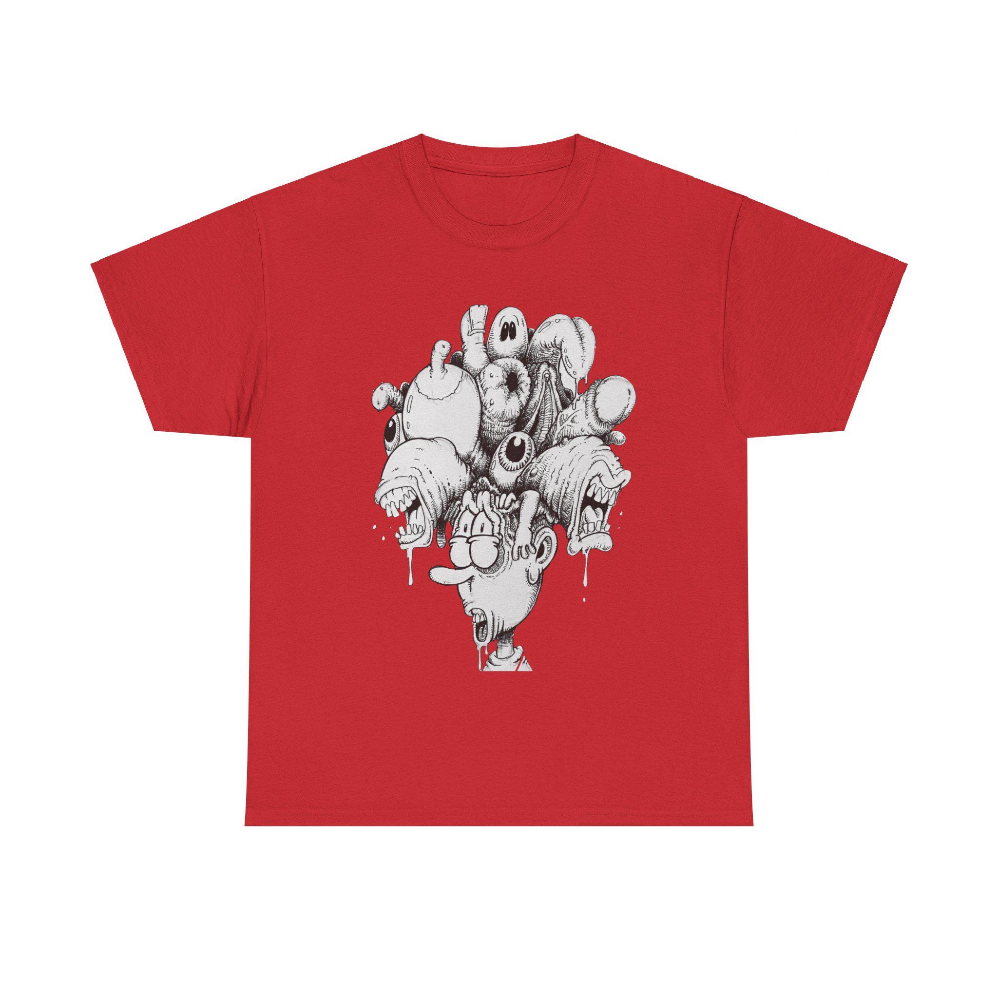Disturbing Graphics Humor Disturbing Cartoon Graphic Shirt, Dark Humor Creepy Tee - Etsy