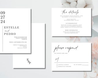 Minimalist Invitation Bundle