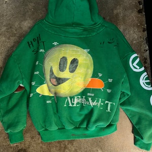 vlone smiley hoodie