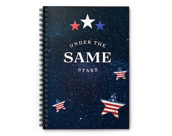 Diario Under the Same Stars: cuaderno de espiral (rayado)