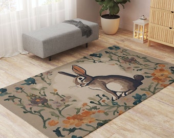 Rabbit Mat, Pet Playpen Floor Mat Rug Playmat for Rabbits, Cats, Dogs, Premium Playpen Floor Mat for Bunnies, Soft and Safe Surface for Pets