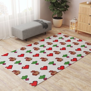 Rabbit Mat, Pet Playpen Floor Mat Rug Playmat for Rabbits, Cats, Dogs, Premium Playpen Floor Mat for Bunnies, Soft and Safe Surface for Pets