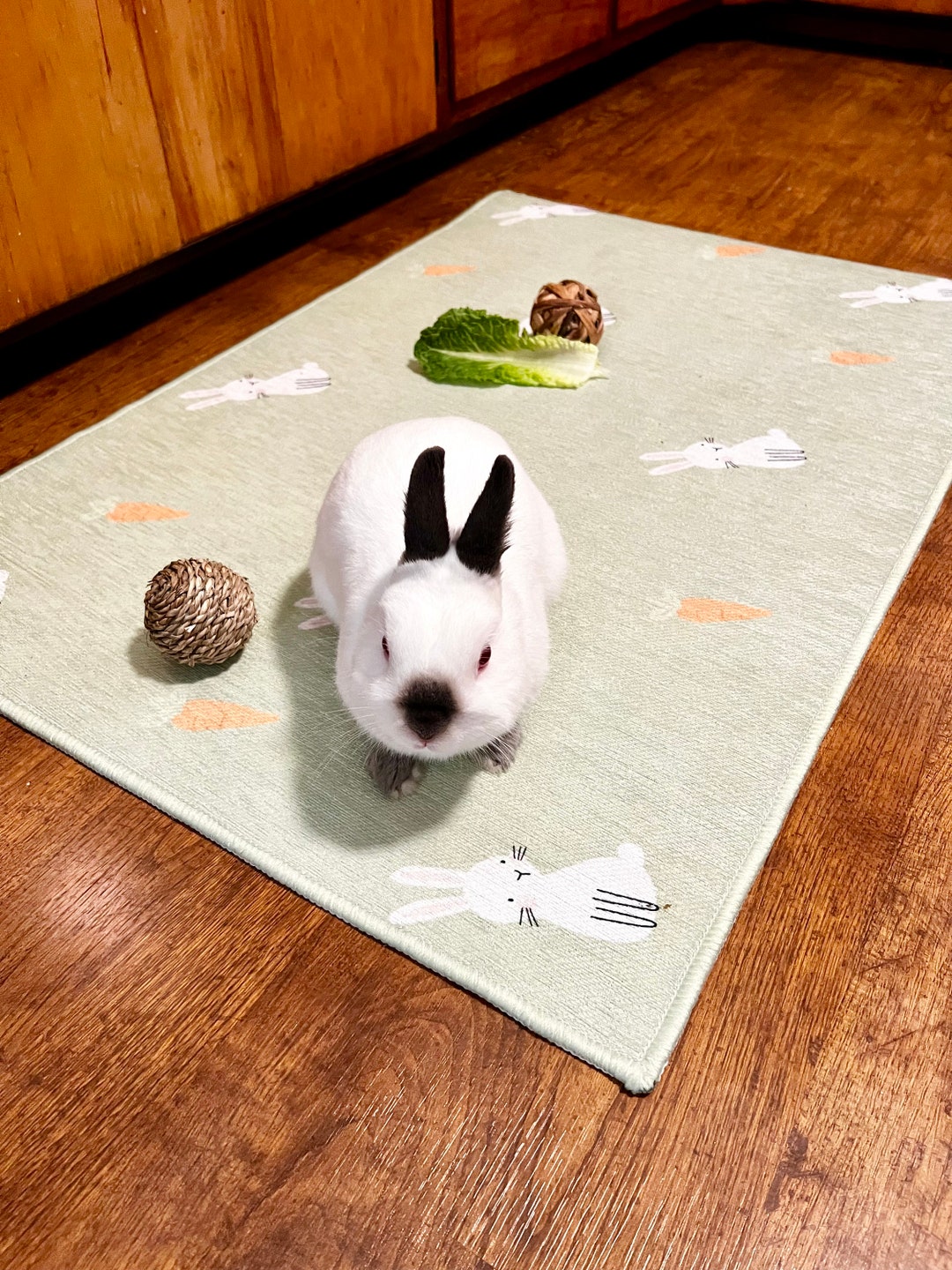 Washable Pet Playpen Floor Mat, Rug Playmat for Rabbits, Cats, Dogs. Premium Playpen Floor Mat
