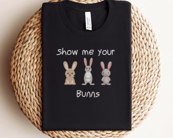 Bunny Bunns T-Shirt, Funny Bunny shirt, Bunny Mom Tee, Fur Mama, Rabbit Mom Gift, Bunny Lover T-shirt Mothers Day Gift,  Birthday Present
