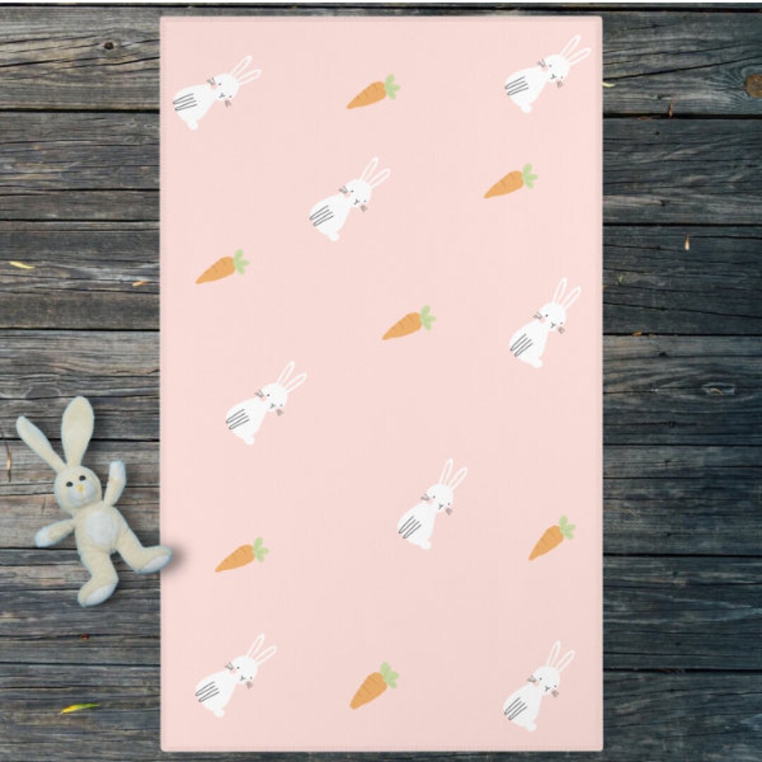 Washable Pet Playpen Floor Mat Rug Playmat for Rabbits, Cats, Dogs