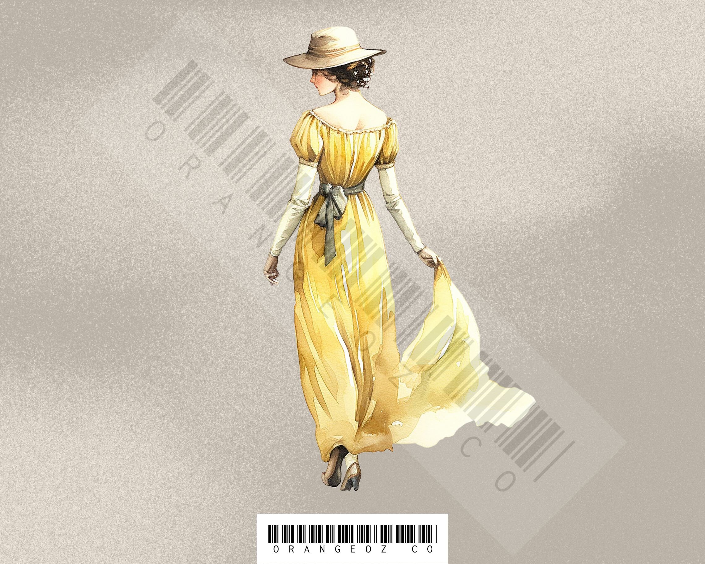 Pride and Prejudice Regency Fashion Clipart. Vintage Man and - Etsy