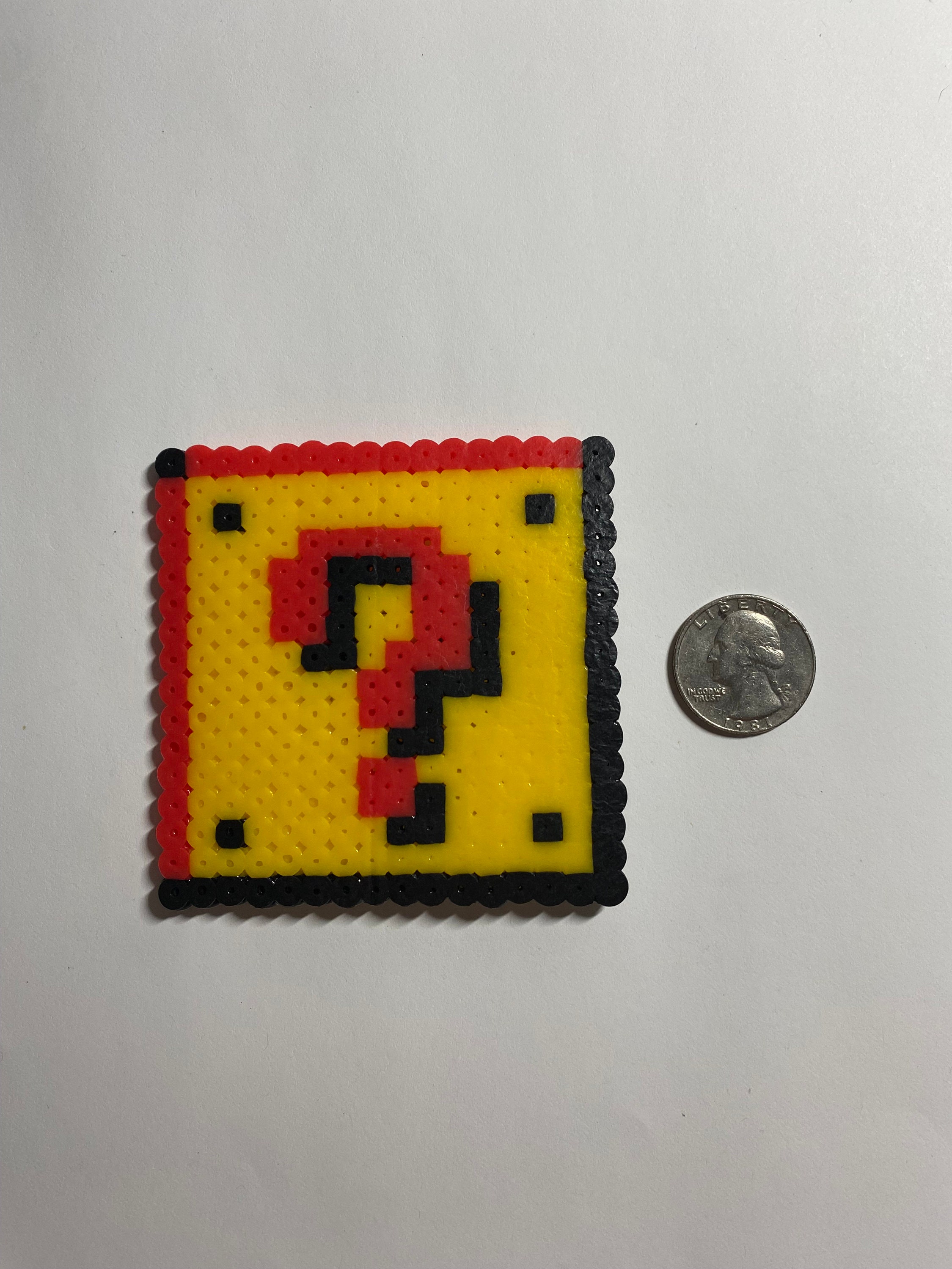 Pixel Question Mark Block Magnet - Etsy