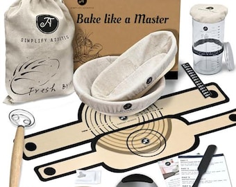 Banneton Bread Proofing Basket Kit – Sourdough Baking Supplies