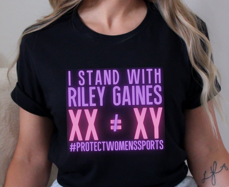 I Stand With Riley Gaines Tshirt Funny Riley Gaines Shirt - Etsy