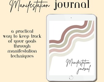 Manifestation Affirmation Journal | 369 Manifestation | Easy Manifestation Planner | Manifestation Downloadable Printable Planner |