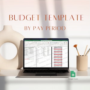 Google Sheets - Simple Personal Budget, Annual Future Budget Planner by Pay Period, Easy Expense & Credit Card Tracker - Includes Examples