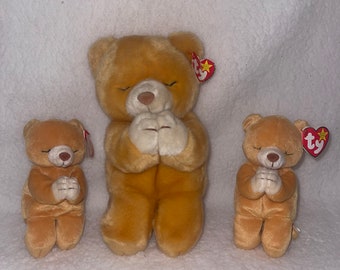 Rare ‘Hope’ Ty beanie babies set of three