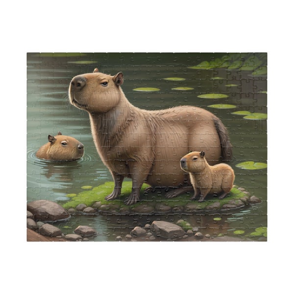 Capybara Jigsaw Puzzle - Etsy