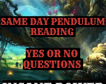 Pendulum Reading, Yes Or No Questions, Psychic Reading, Answer Any Questions, Powerful Reading