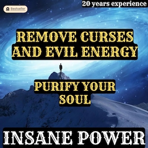 REMOVE CURSES, Cleanse Any Negative Spells or Energy, Restore Positive Energy, Be free From Curses, Powerful Spell + Physical Imbued Candle