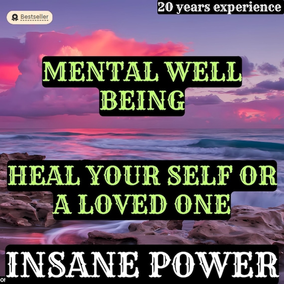 Strongest Mental Health Spell, Emotional Healing, Have Inner Peace and Wellness, Powerful Spell + Physical Imbued Candle