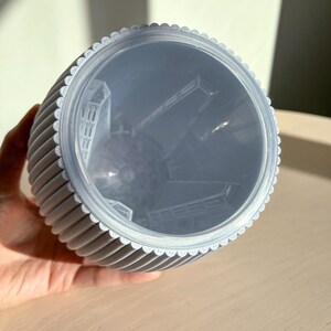 Maceta HWASEOM de mediados de siglo, transparente, de 10,16 cm, 13,78 cm y 18,78 cm de alto. Maceta única y perfecta para la decoración del hogar. Plantas de interior de mediados de siglo. imagen 6