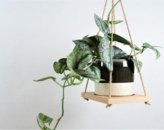 Plant Swing Hanger Ring for Plant Pot Holder Minimalistic Indoor Planter Decorative Hanging Plant Holder for Trailing Plants Succulent