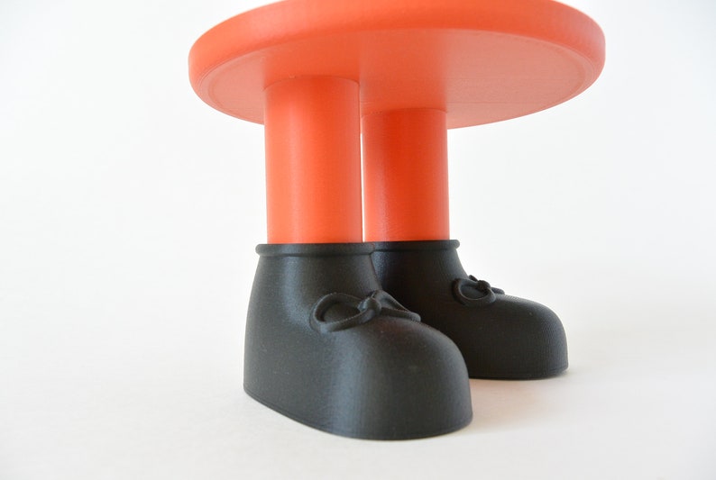 Baby Shoe Plant Stand for Indoor Plant Decor 3D Printed Plant Holder Gift for Her, Him, and Plant Lover, Birthday Cute Cupcake Cake Stand image 9