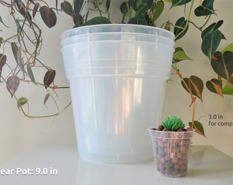 Vaso da giardino quadrato Cleo resina per arredo interno esterno 24 cm rosso