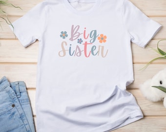 Big Sister T-Shirt, Big Sister Announcement, Big Sister Gift, Pregnancy Announcement Shirt, I'm Going To Be A Big Sister Announcement Shirt