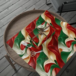 Wrapping Papers, Abstract Christmas Swirls